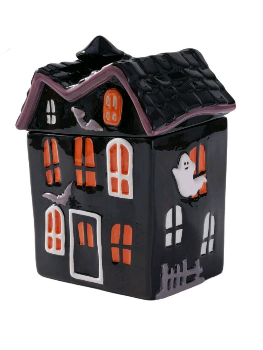 Haunted House Ceramic Treat Jar